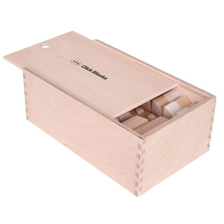 Natural Click Blocks (100 Pieces)