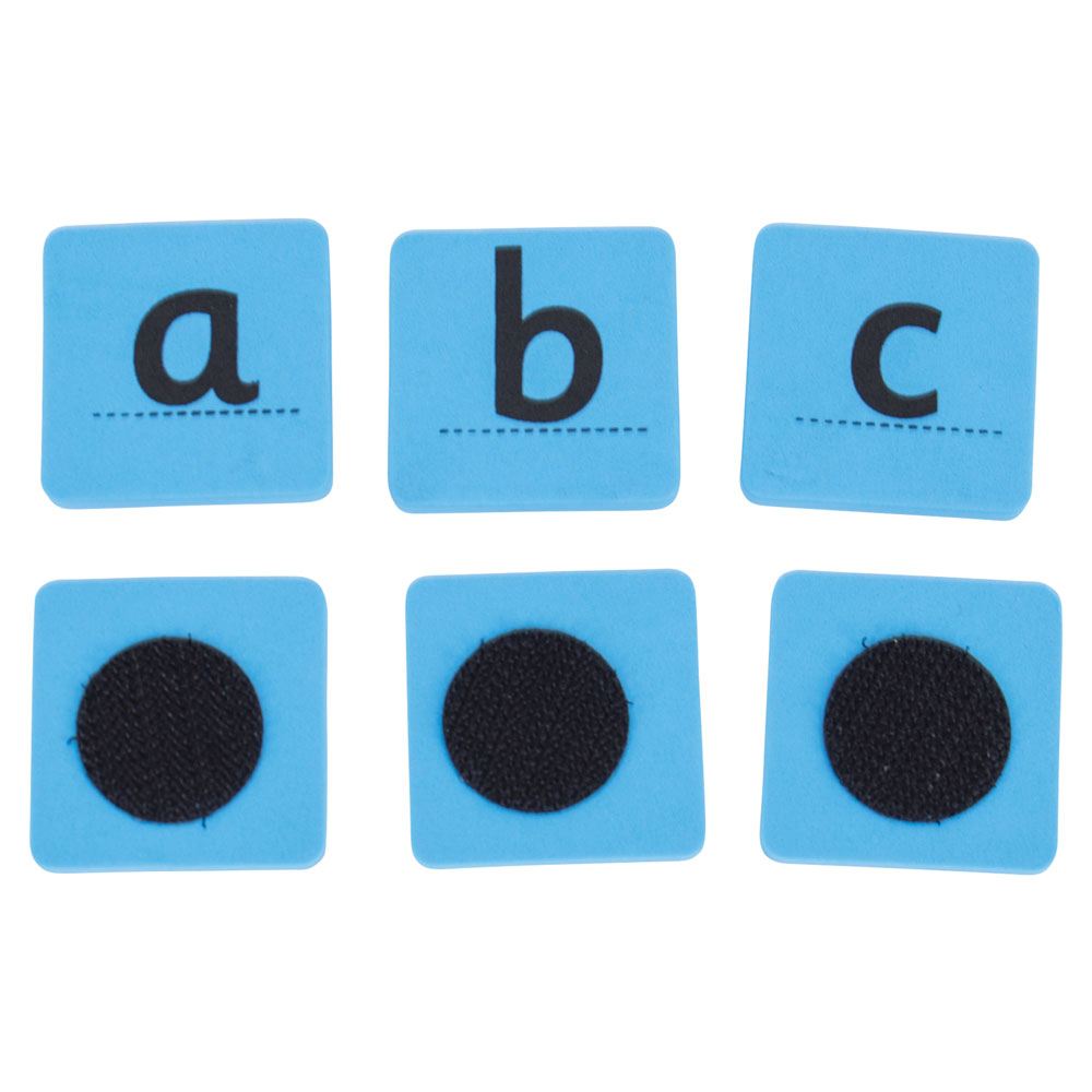 Velcro Number and Letter Pack (Blue and Red)