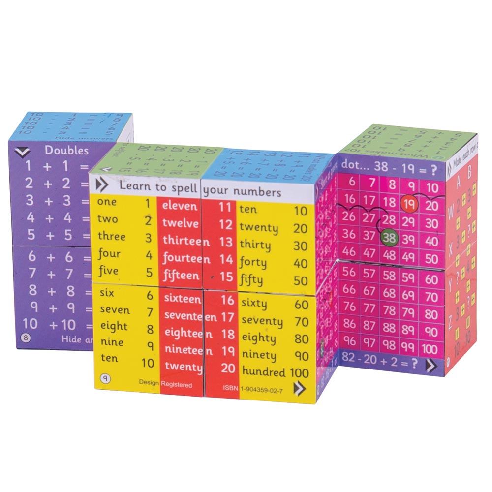 Key Stage 1 Cube Book Pack - Add & Subtract and Spelling Cubes