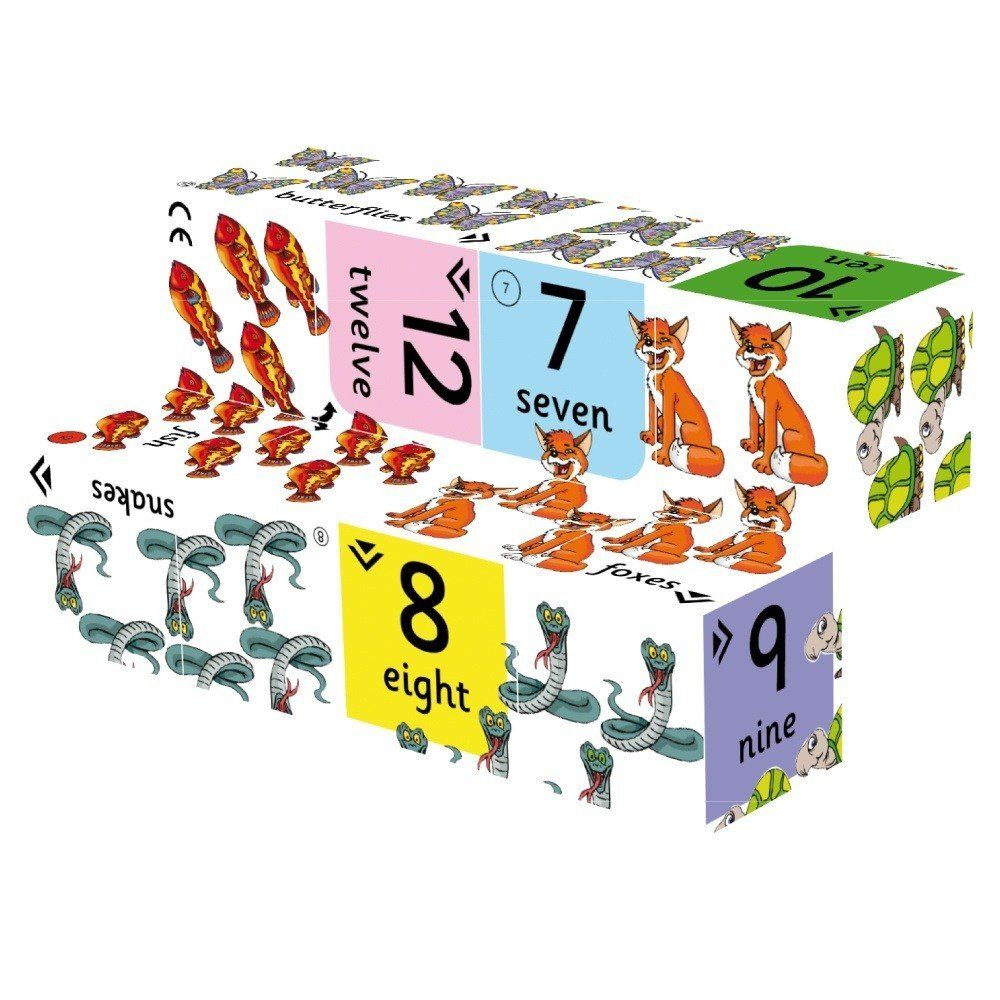 Pre-School Cube Book Pack - Alphabet and Numbers Cubes