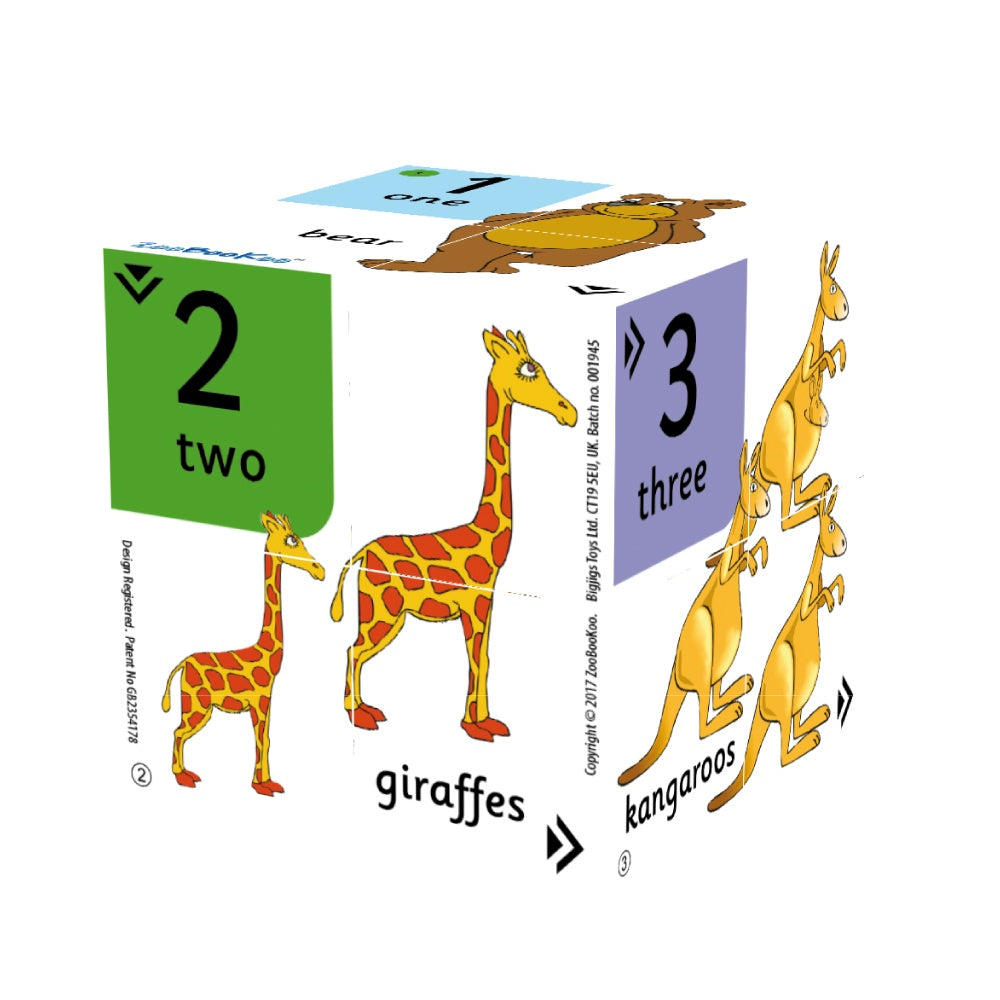 Pre-School Cube Book Pack - Alphabet and Numbers Cubes