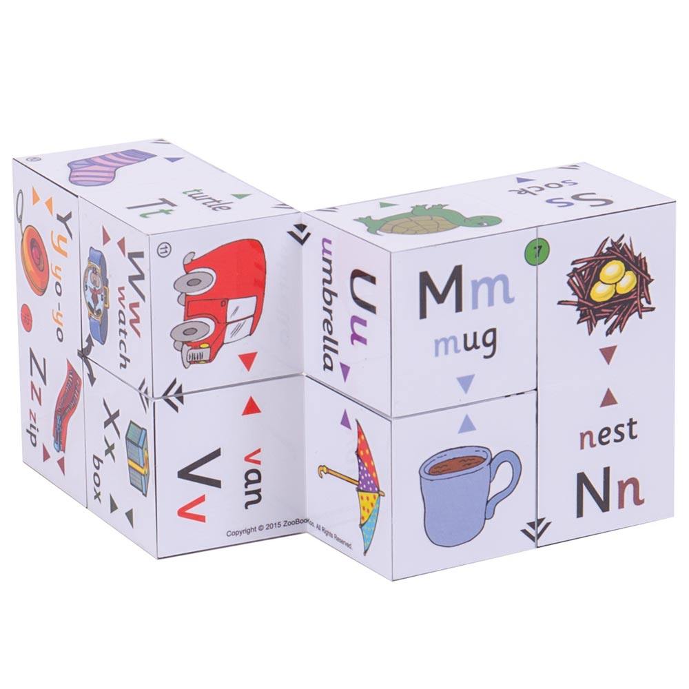Pre-School Cube Book Pack - Alphabet and Numbers Cubes