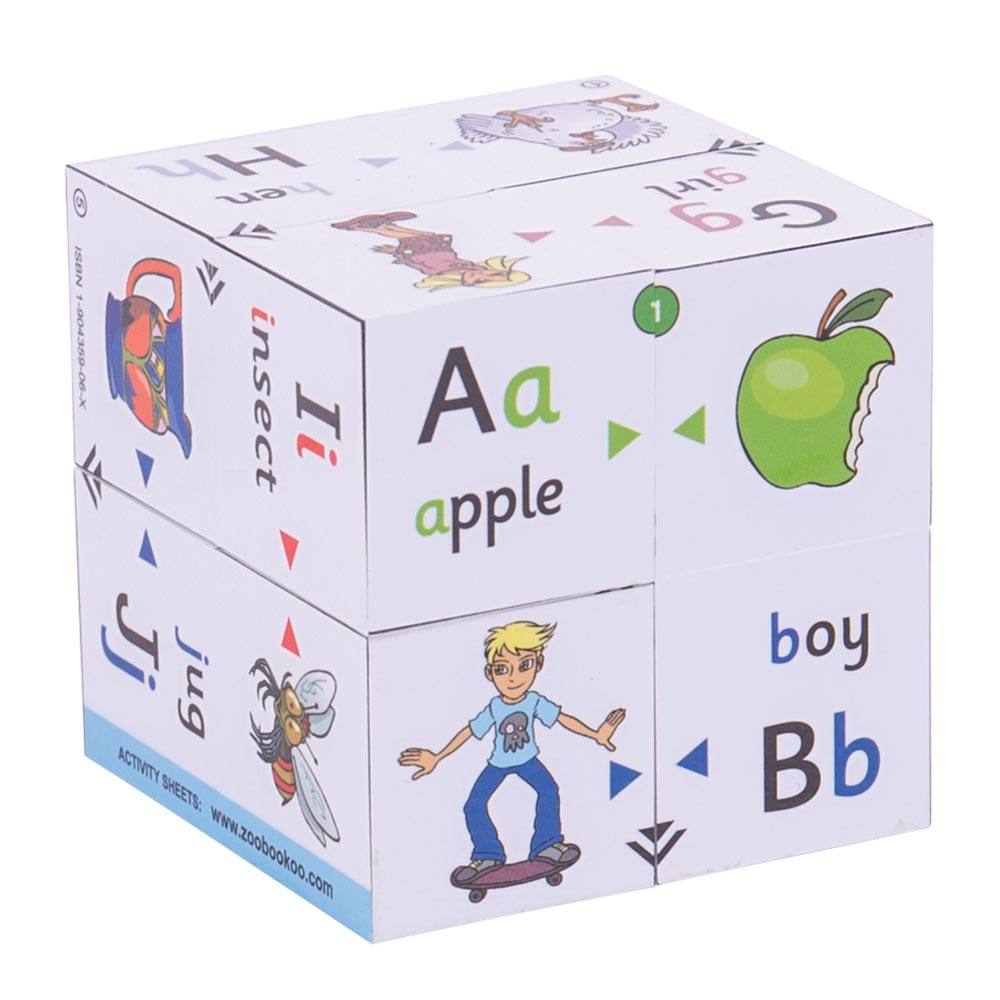 Pre-School Cube Book Pack - Alphabet and Numbers Cubes