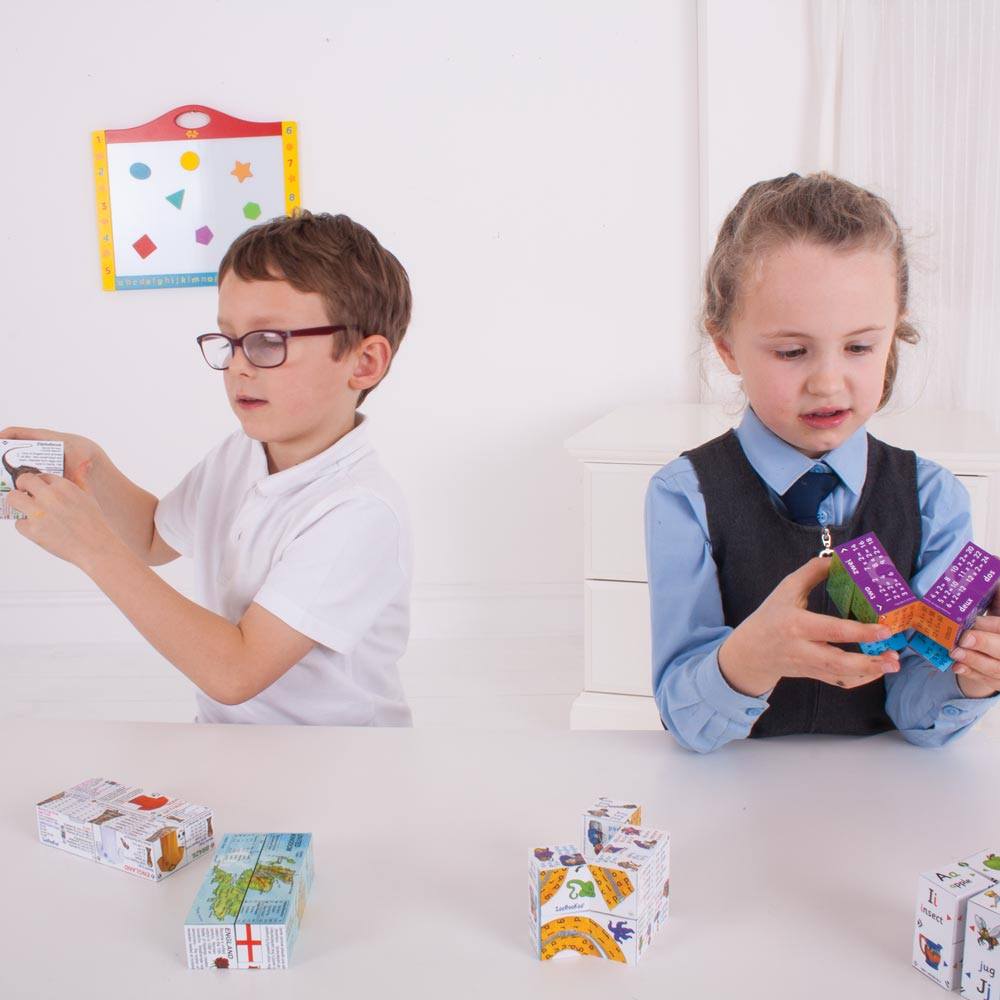 Pre-School Cube Book Pack - Alphabet and Numbers Cubes