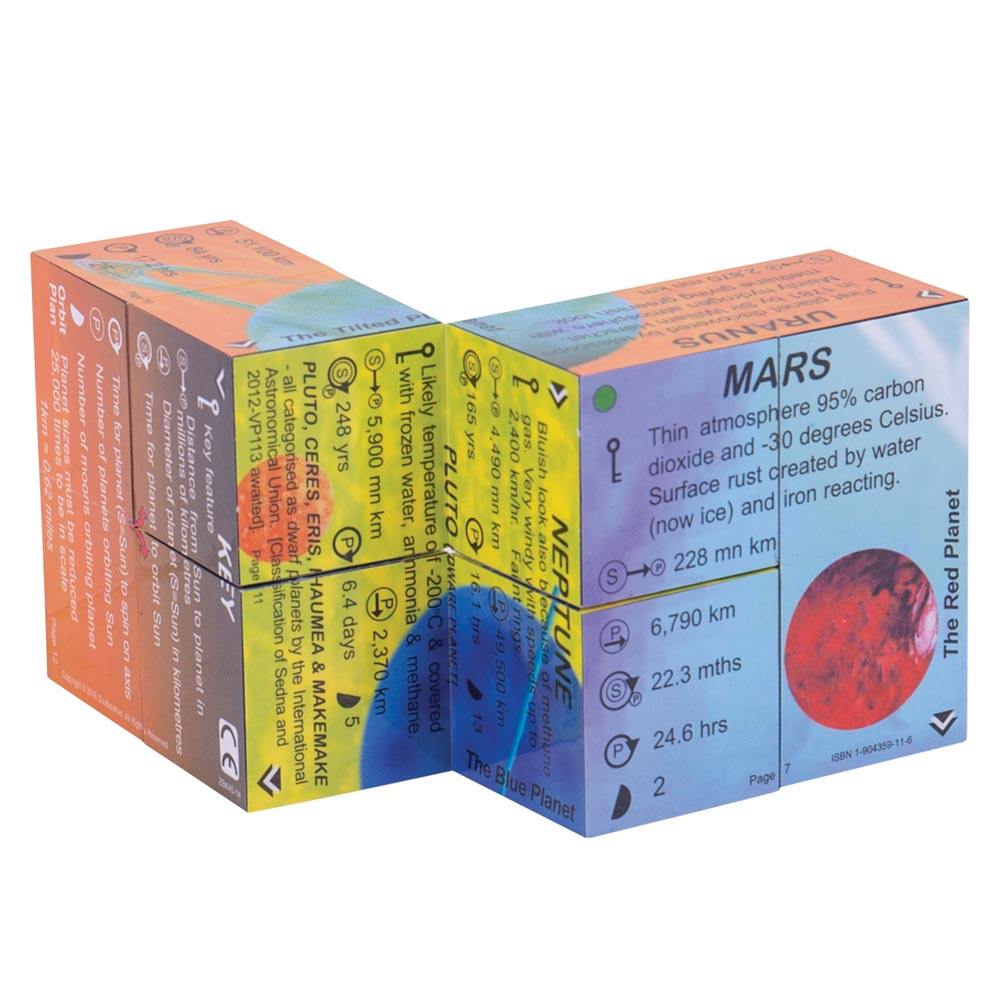 Science Cube Book Pack - Human Body and Planets Cubes