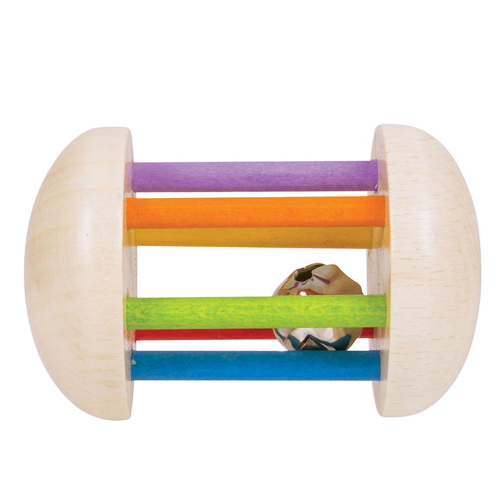 Extra Large Inflatable Rattle Rainbow Rattle | Rattles & Teethers | Bigjigs Toys