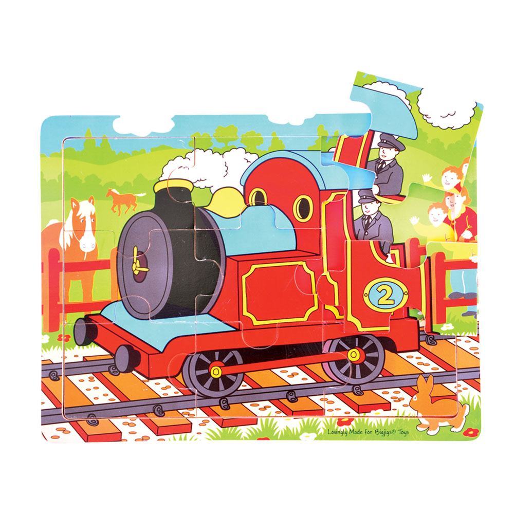 Tray Puzzle Train