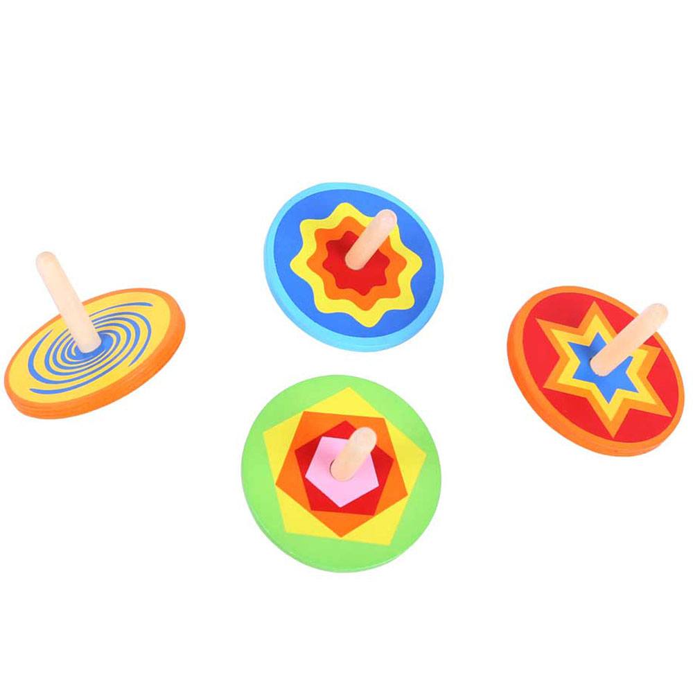 Snazzy Spinning Tops (Pack of 4)