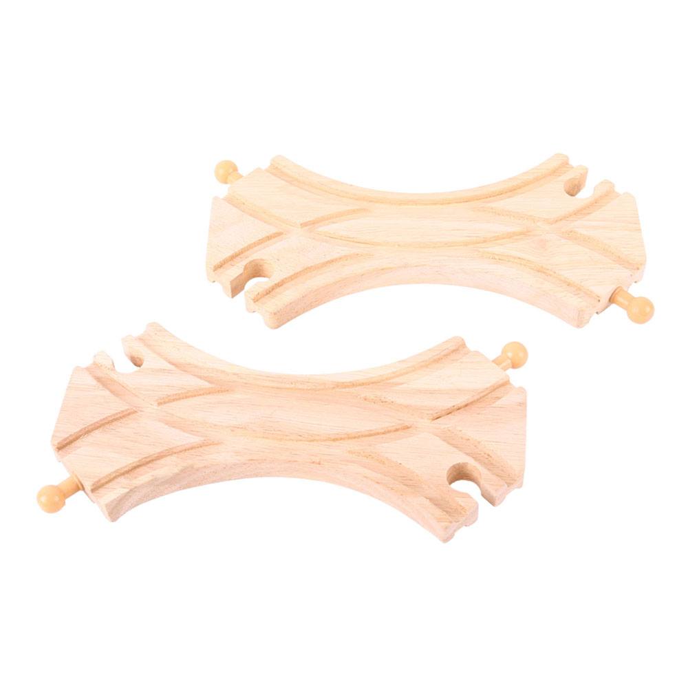 Double Curved Turnouts (Pack of 2) - DAMAGED BOX