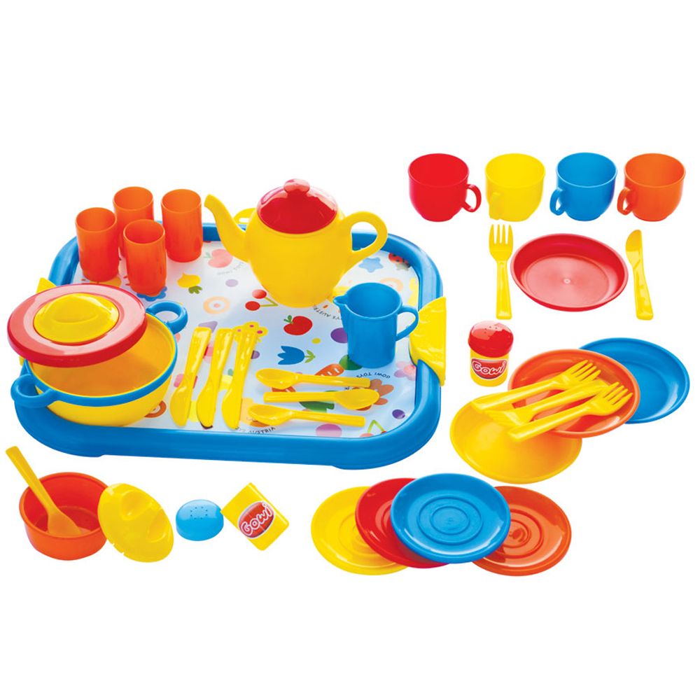 Dinner Service (Blue - 40 Piece Set)