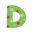 Star Letter D (One Supplied)