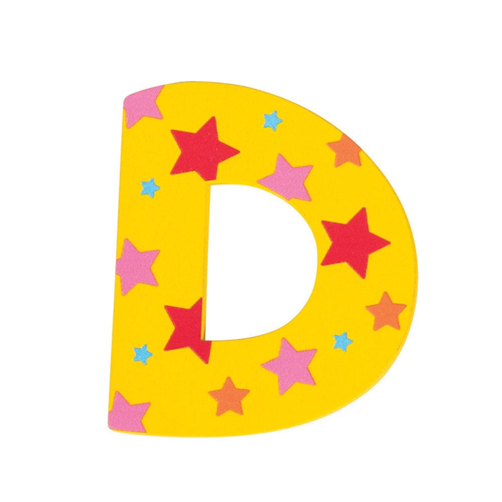 Star Letter D Decorative Wooden Letters Bigjigs Toys