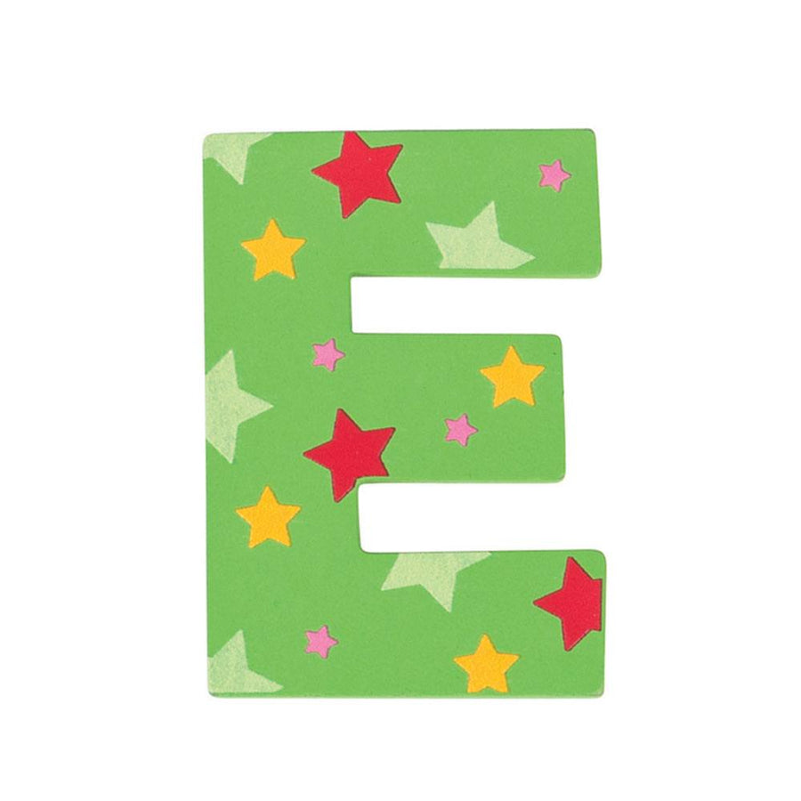 Star Letter E | Decorative Wooden Letters | Bigjigs Toys