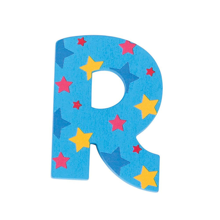 Star Letter R | Decorative Wooden Letters | Bigjigs Toys