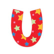 Star Letter U (One Supplied)