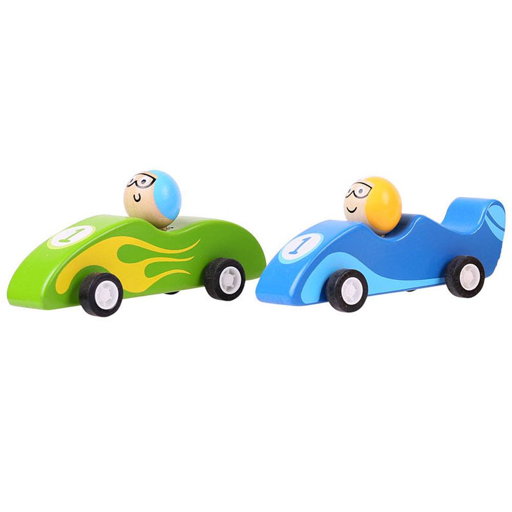 Pull Back Racing Car (Pack of 2 - Green and Blue)