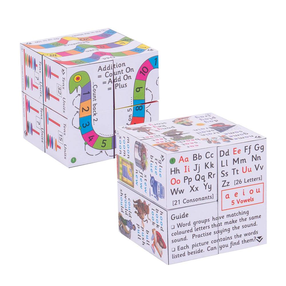 Key Stage 1 Cube Book Pack - Add & Subtract and Spelling Cubes