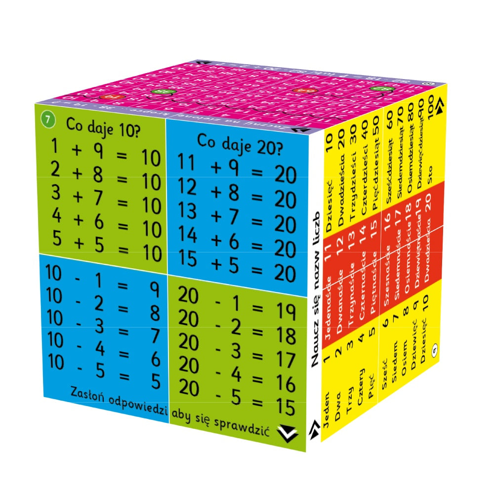 Polish Addition and Subtraction Cube Book