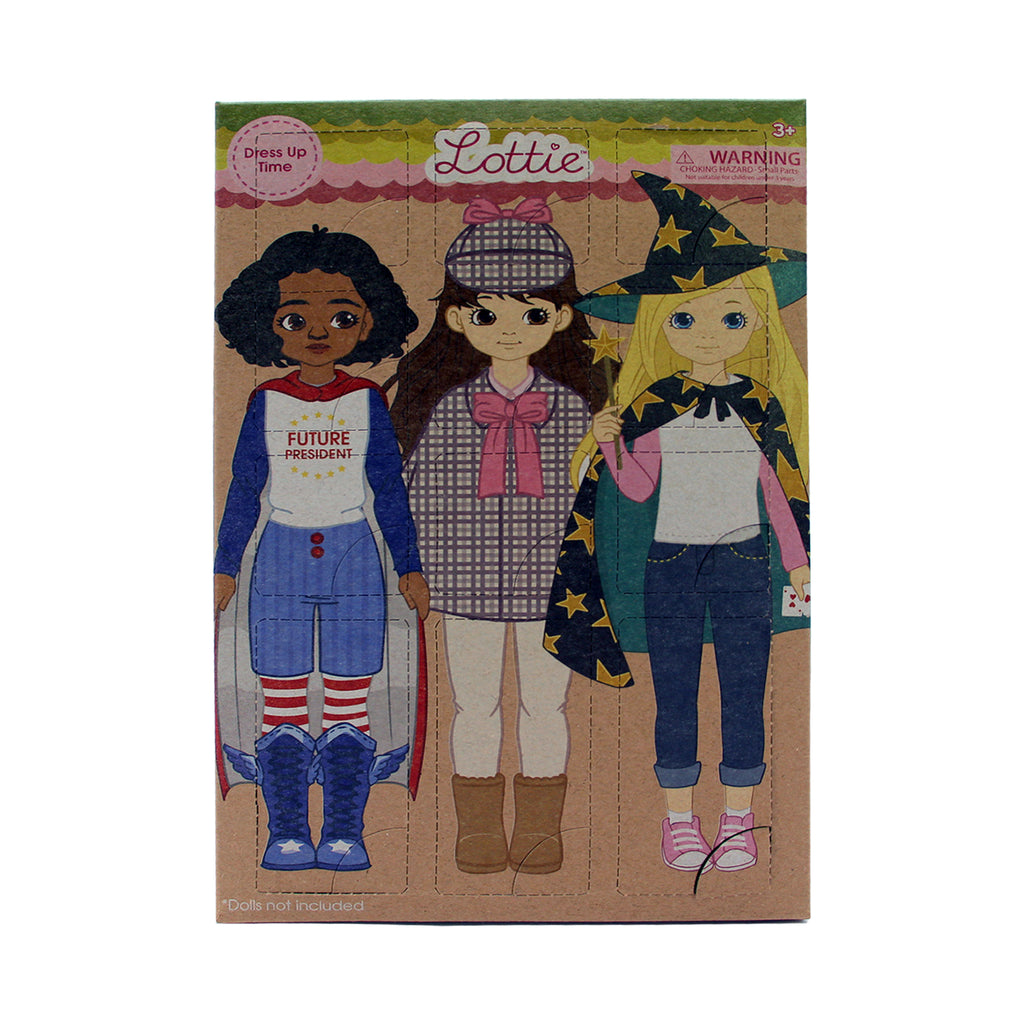 Lottie Doll - Dress Up Time Multipack | Lottie Doll Clothes | Bigjigs Toys