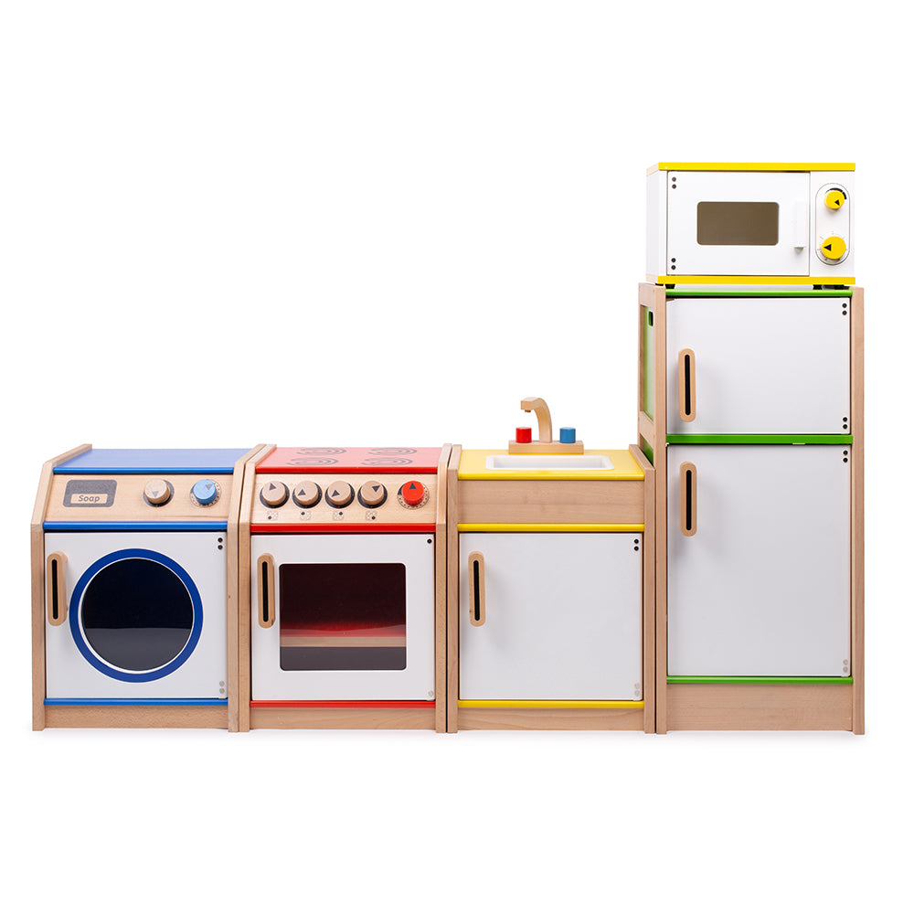 Play kitchen with working microwave 2025
