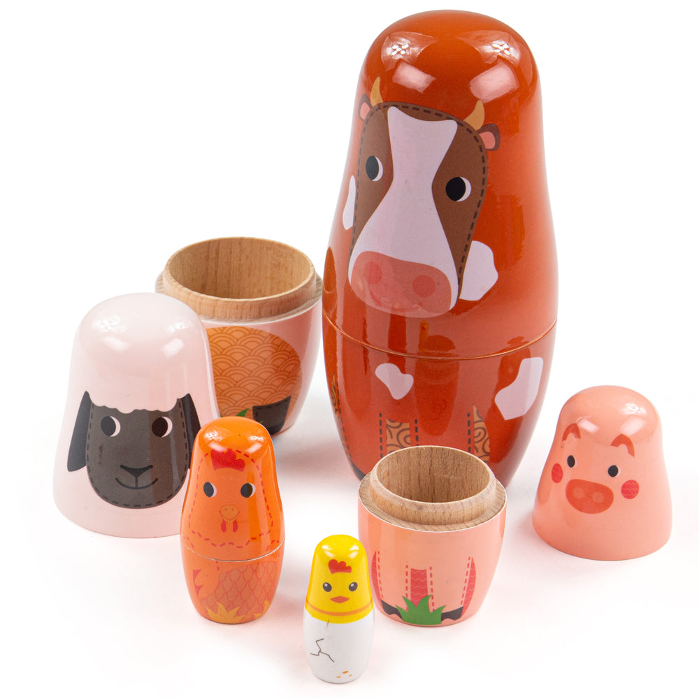 Farm Animal Russian Dolls - T0532