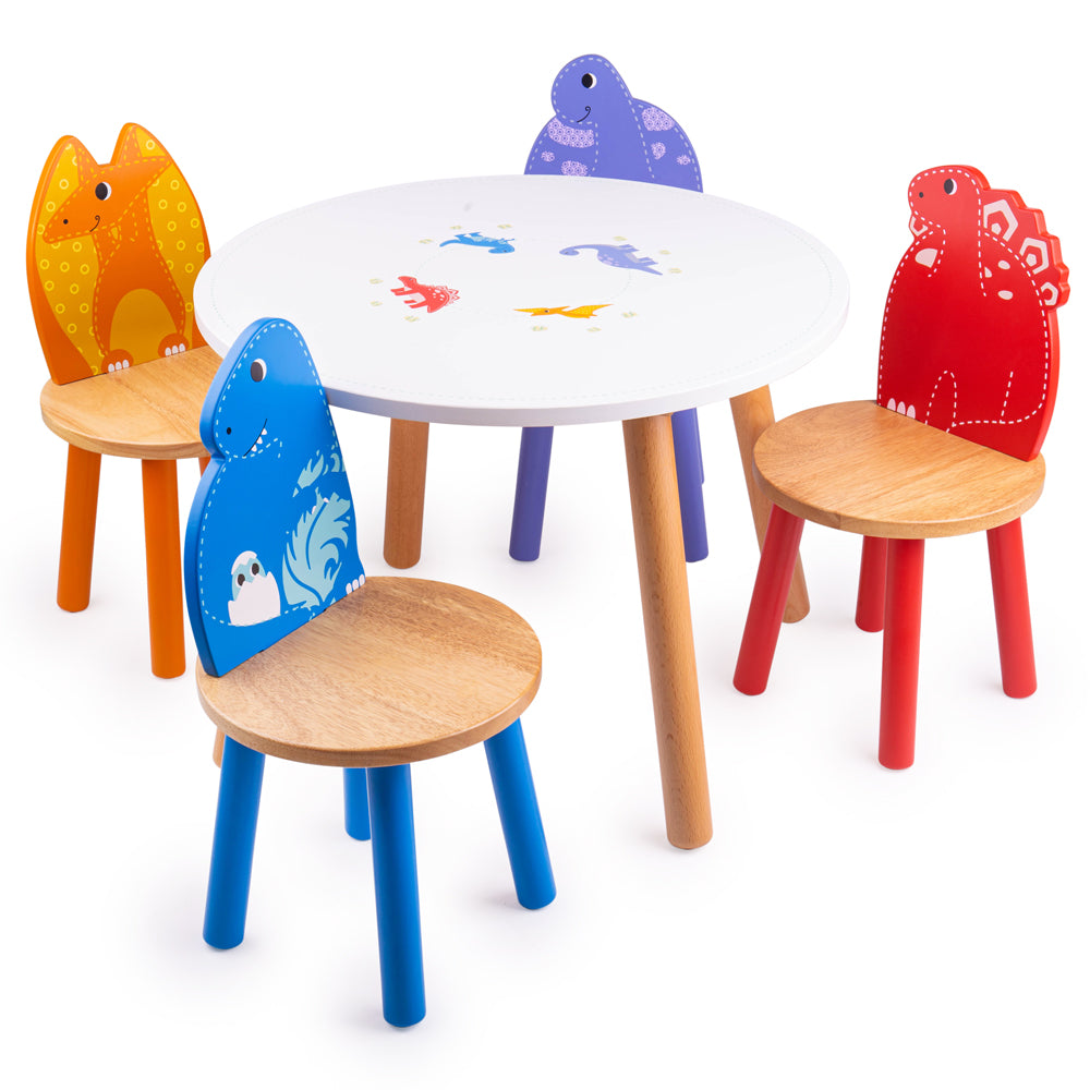 Childrens dinosaur table and chairs shop