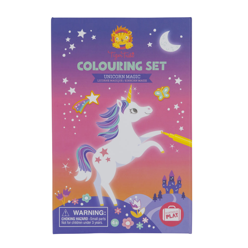 Tiger Tribe TR60237 Colouring Set - Unicorn Magic