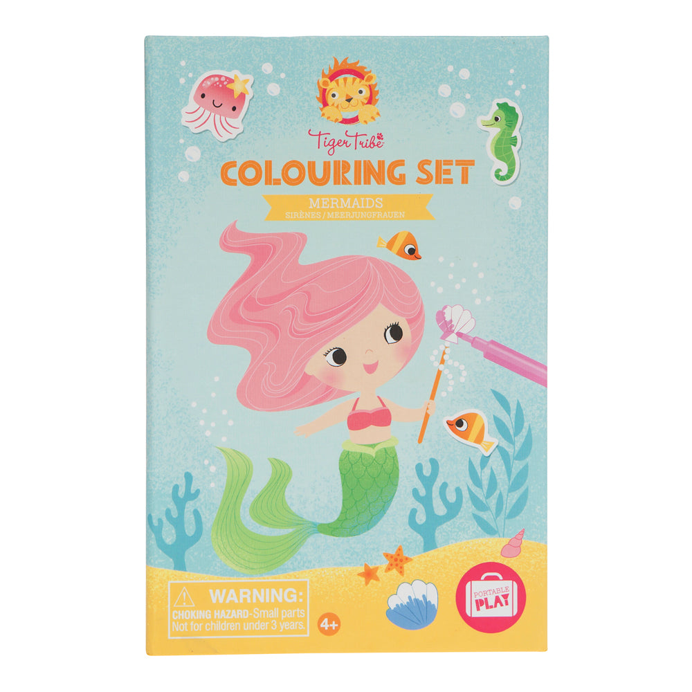 Tiger Tribe TR60241 Colouring Set - Mermaids