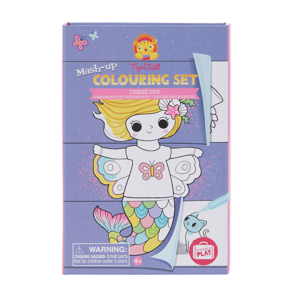 Tiger Tribe TR60274 Mash-up Colouring Set - Dress Ups