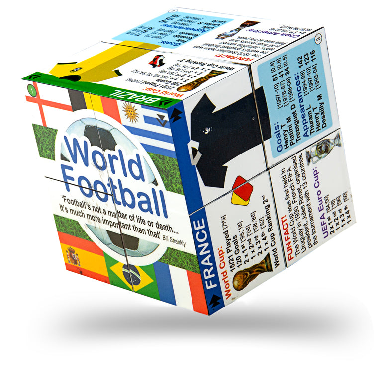 World Football Top Teams and Statistics Cubebook