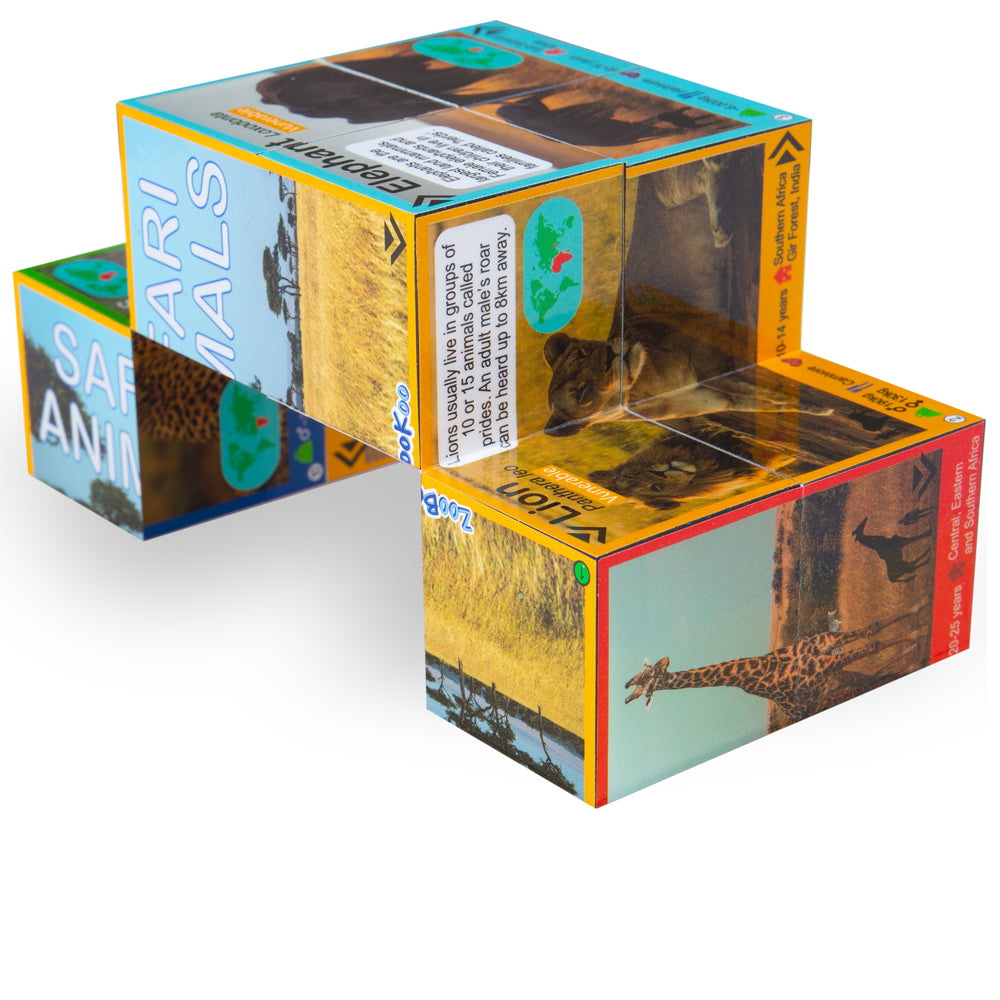 Safari Animals Cube Book