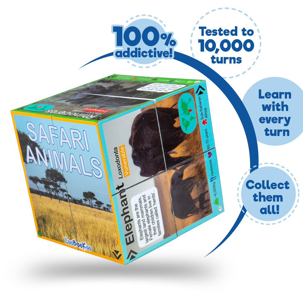 Safari Animals Cube Book