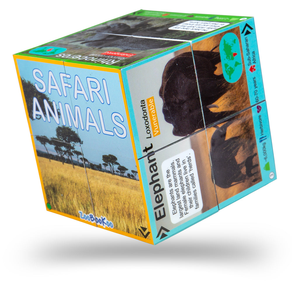 Safari Animals Cube Book